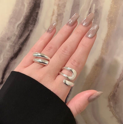 925 Sterling Silver Chunky Ring