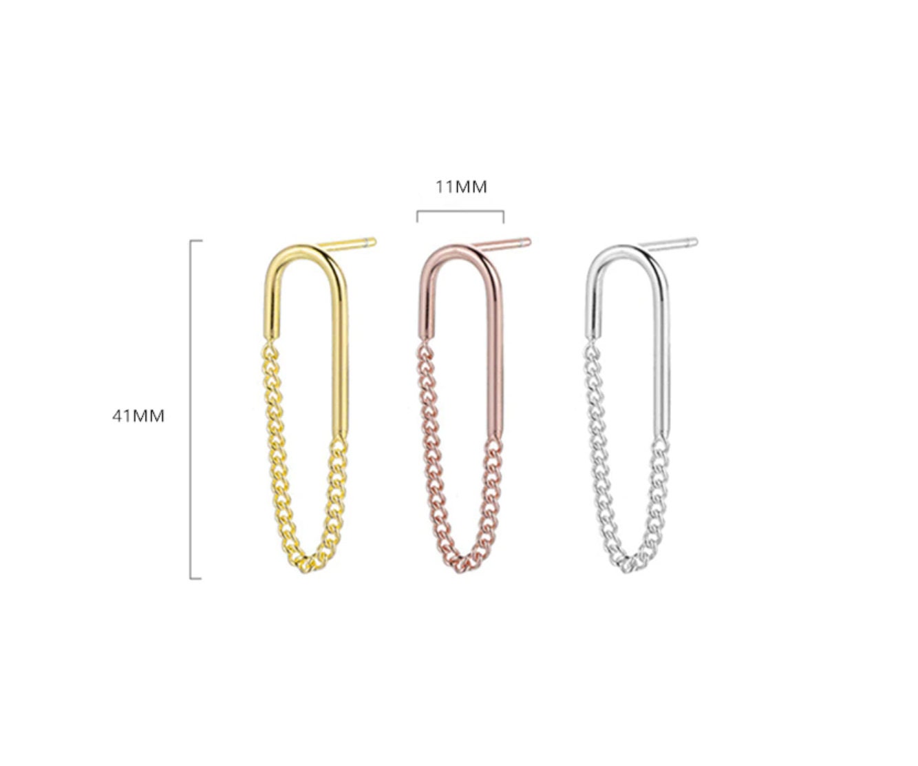 Details 76+ gold chain earrings images latest - 3tdesign.edu.vn