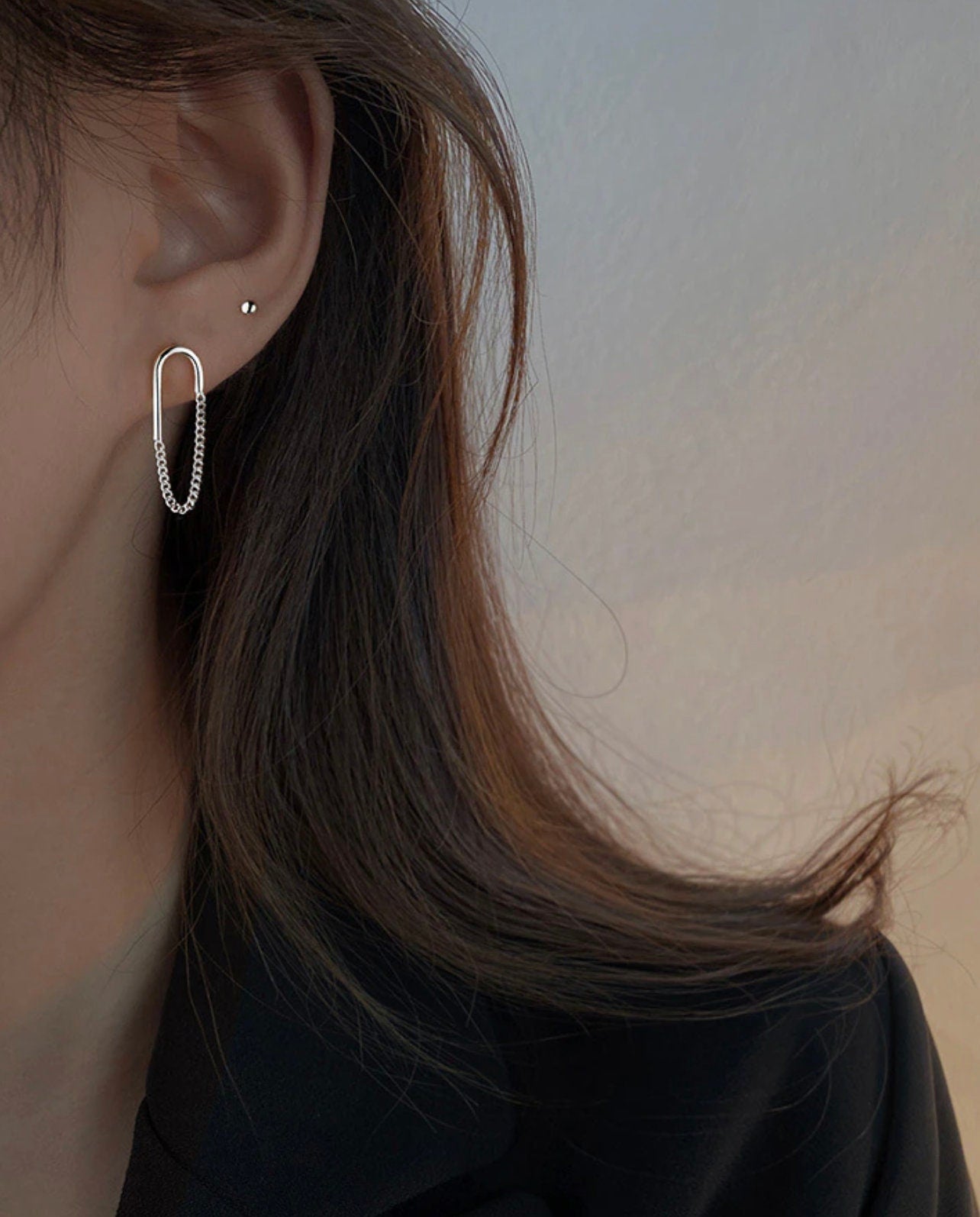 Modern Pearl Sterling Silver Drop Earrings - Moonlight Sand – GlobeIn