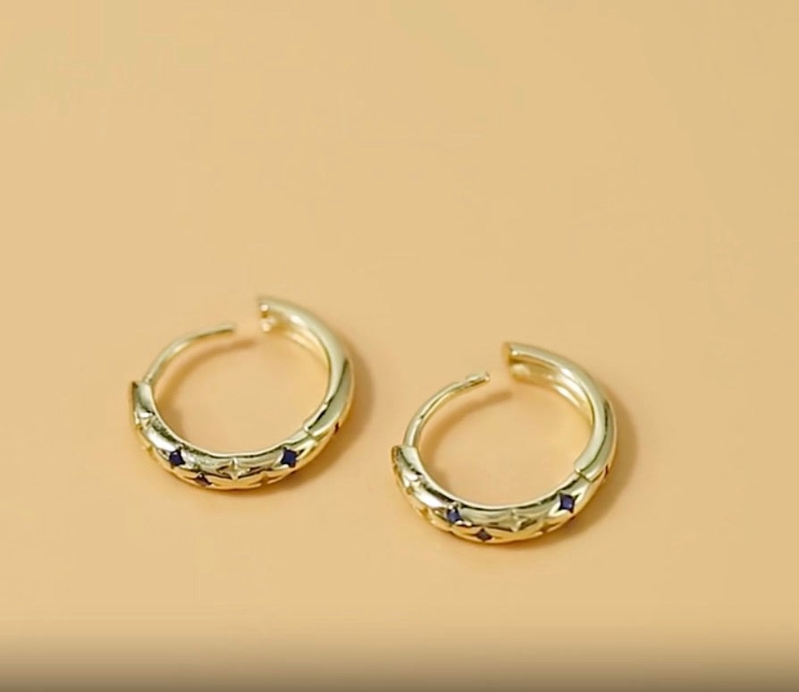 Chunky Hollow Metal Wire Mesh Design Hoop Earrings Elegant - Temu